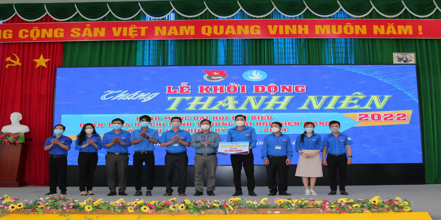 Đoàn trường Đại học Kiên Giang khởi động Tháng Thanh niên 2022 với chủ đề “Tuổi trẻ sáng tạo”