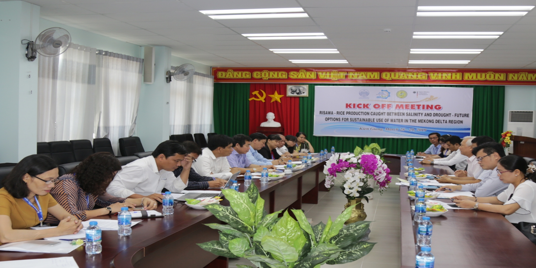 Trường Đại học Nam Cần Thơ đến thăm và làm việc tại Trường Đại học Kiên Giang