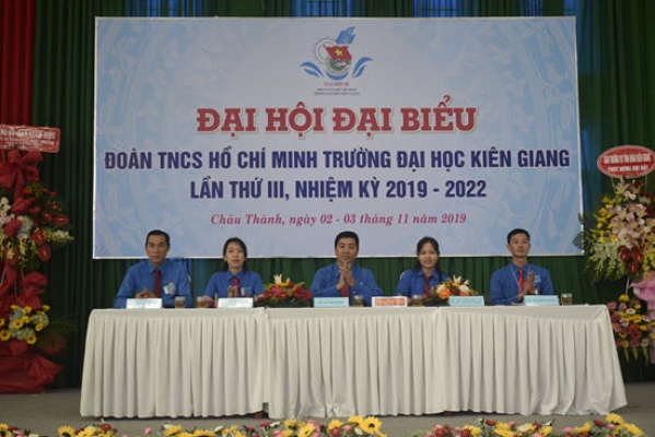 Đại hội đại biểu đoàn tncs hồ chí minh trường đại học kiên giang lần thứ III, nhiệm kỳ 2019 – 2022