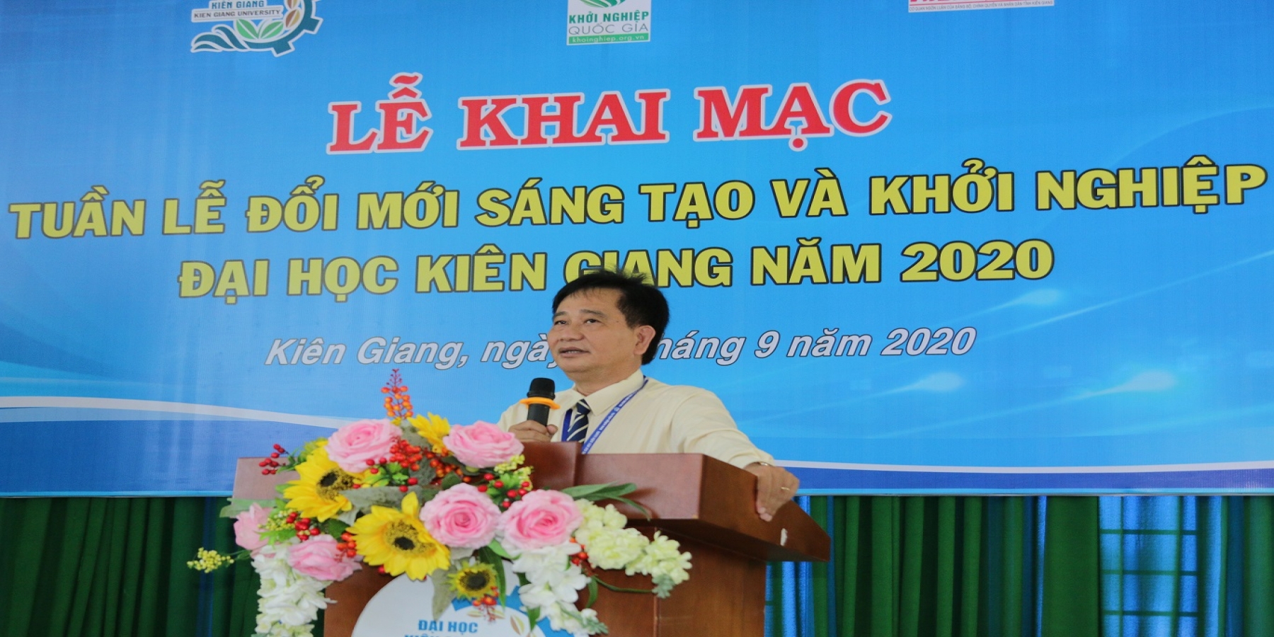 Khai mạc Tuần lễ đổi mới sáng tạo và khởi nghiệp Đại học Kiên Giang năm 2020