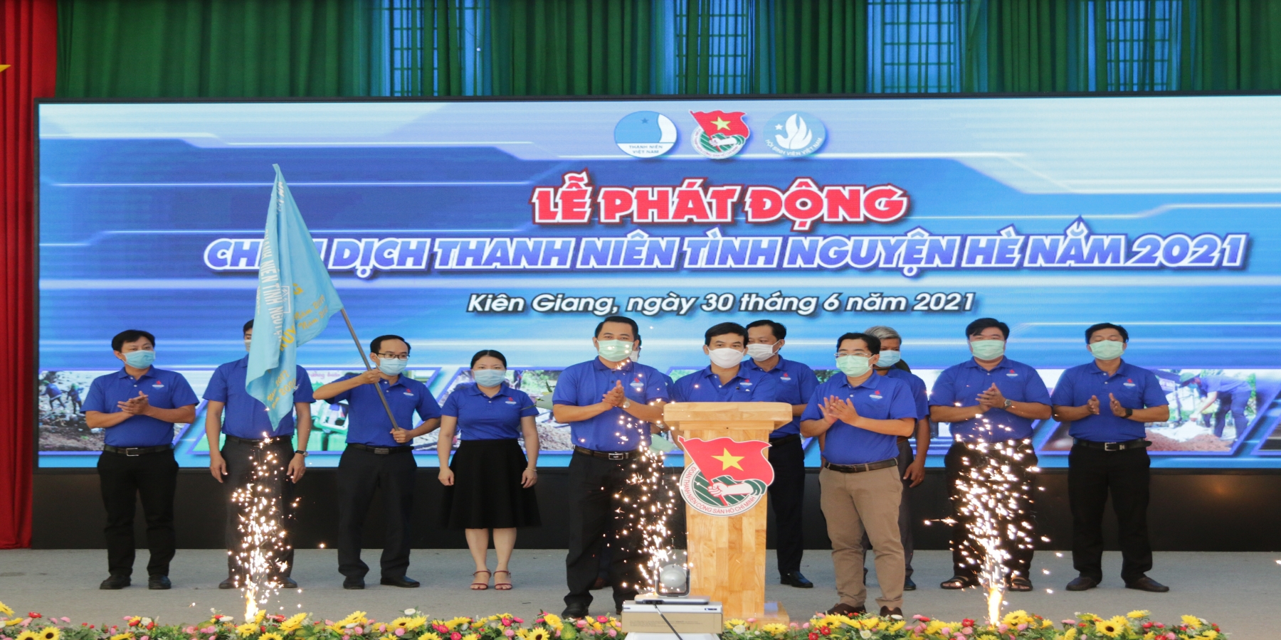 Phối hợp tổ chức Lễ phát động chiến dịch “Thanh niên tình nguyện hè 2021”