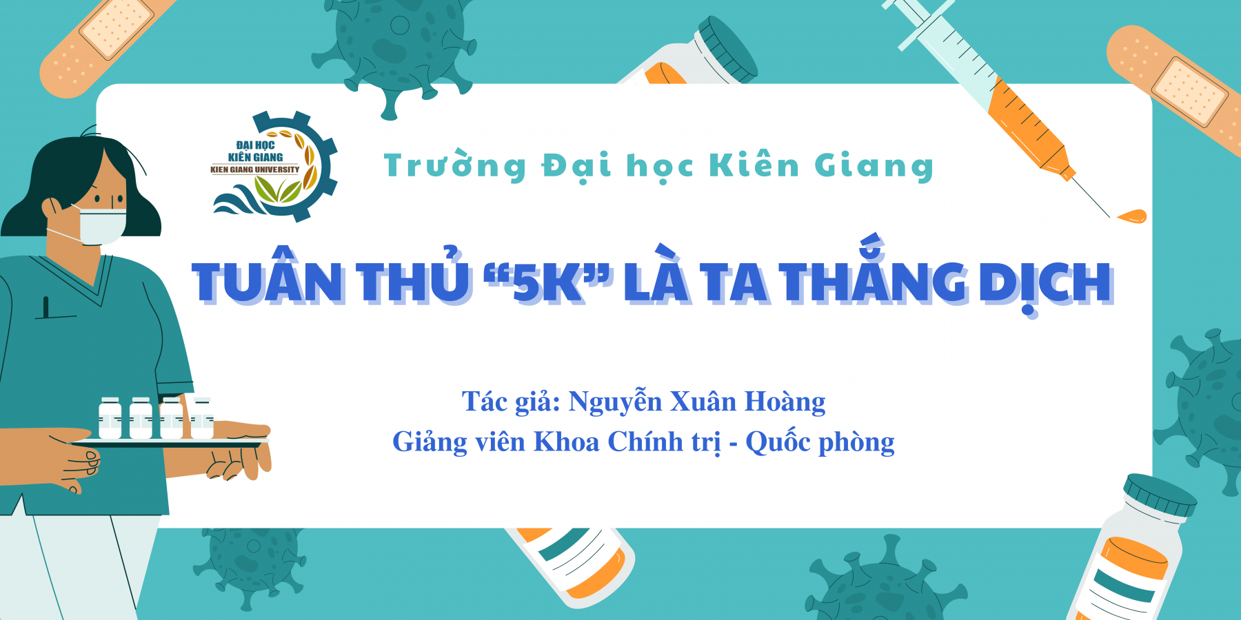 Giảng viên, sinh viên của Trường đạt 2 giải A cuộc thi sáng tác thông điệp, khẩu hiệu cổ động phòng, chống dịch Covid -19