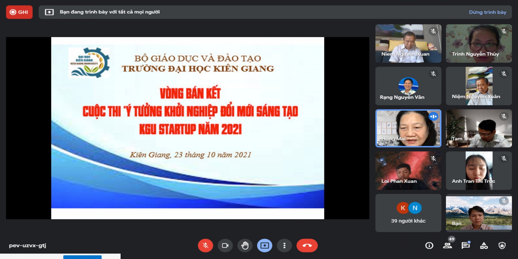 11 dự án lọt vào vòng chung kết cuộc thi “Ý tưởng Khởi nghiệp đổi mới sáng tạo - KGU Startup năm 2021”
