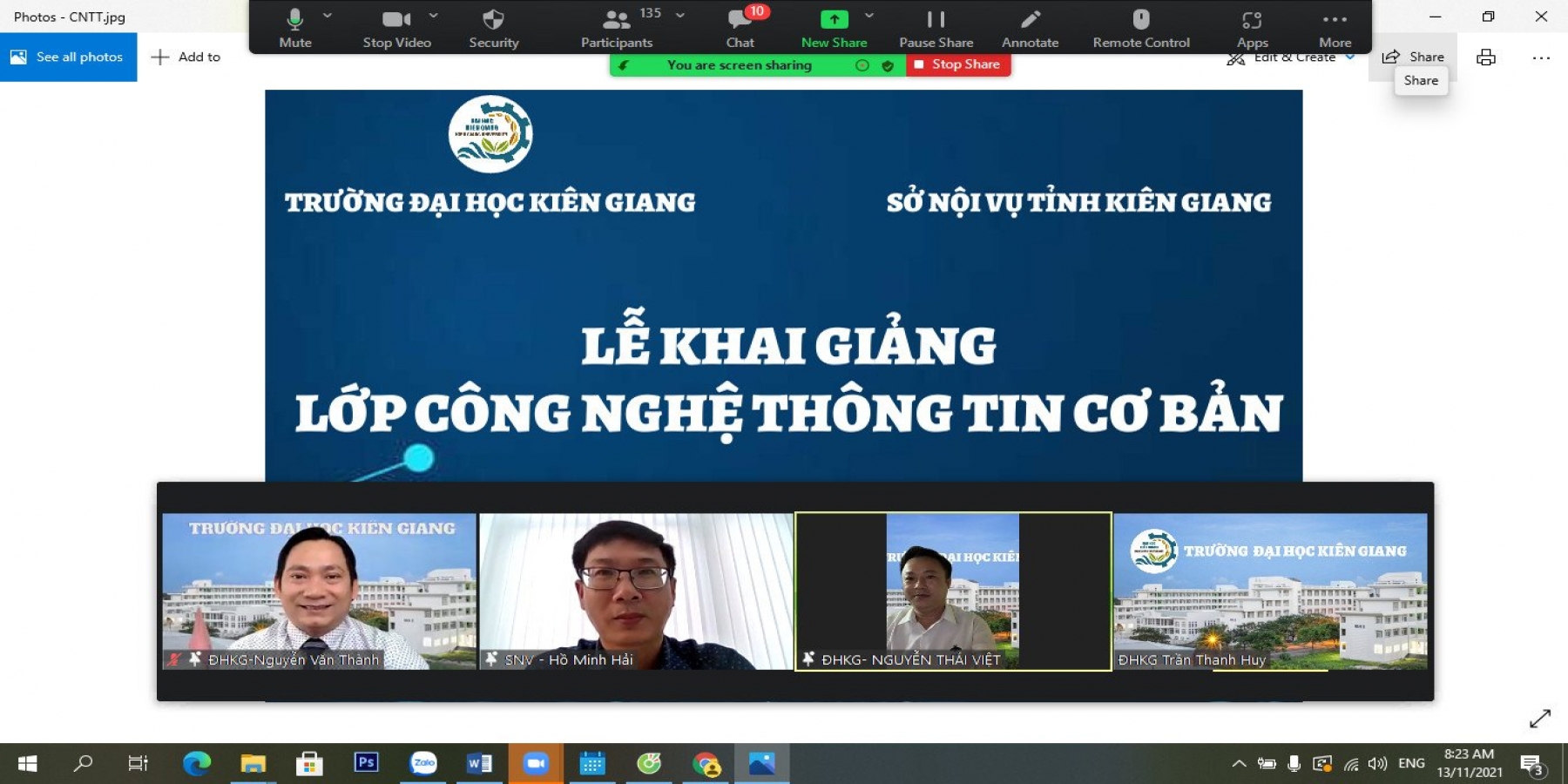 271 học viên tham dự khai giảng lớp bồi dưỡng tiếng Anh B1 và lớp tin học cơ bản