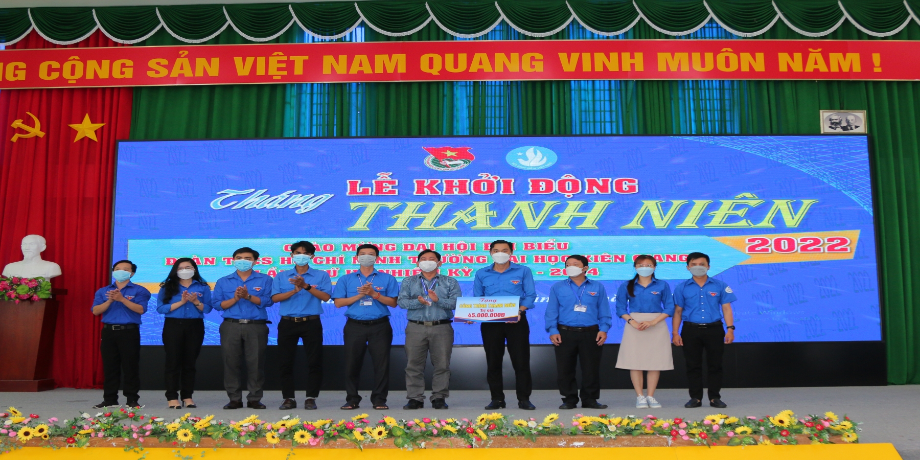 Đoàn trường Đại học Kiên Giang khởi động Tháng Thanh niên 2022 với chủ đề “Tuổi trẻ sáng tạo”