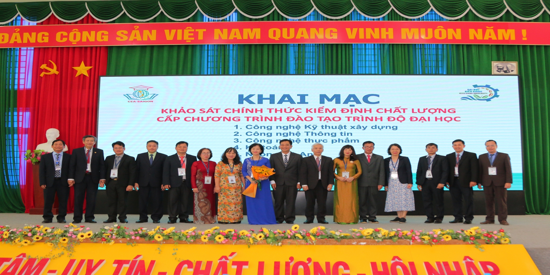 Khai mạc Đánh giá ngoài 5 chương trình đào tạo của Trường Đại học Kiên Giang