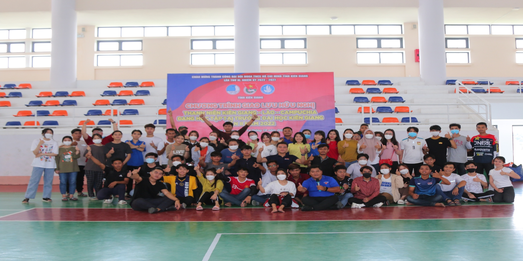 Giao lưu hữu nghị thanh niên Kiên Giang – Lào – Campuchia đang học tập tại Trường Đại học Kiên Giang, lần II năm 2022