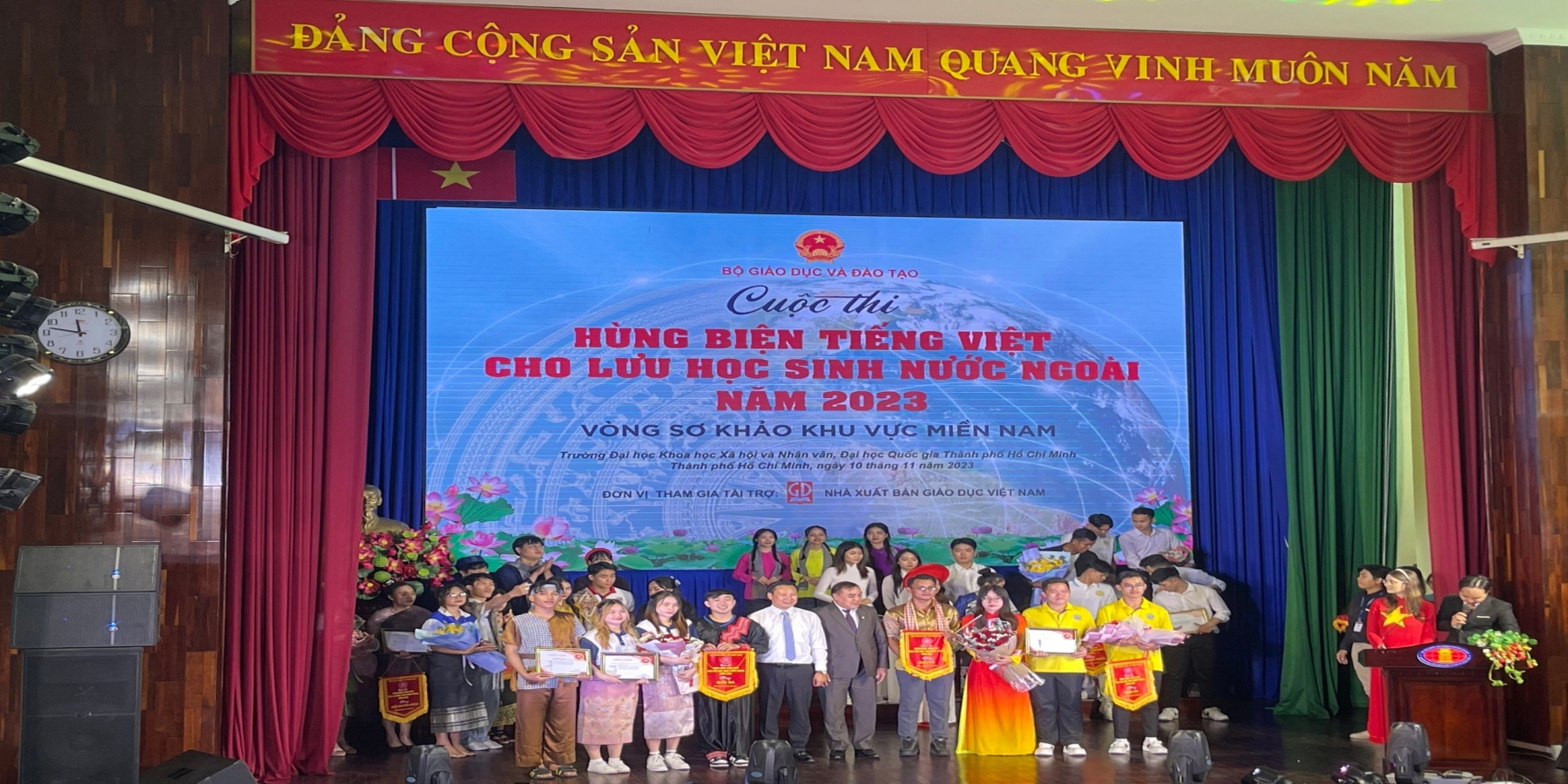 Trường Đại học Kiên Giang lọt vào vòng chung kết Cuộc thi hùng biện tiếng Việt cho lưu học sinh nước ngoài năm 2023