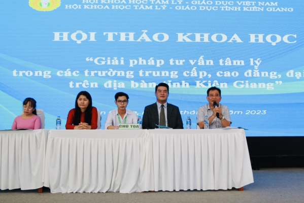 Kiên Giang tổ chức hội thảo khoa học giải pháp tư vấn tâm lý trong các trường trung cấp, cao đẳng, đại học trên địa bàn tỉnh Kiên Giang