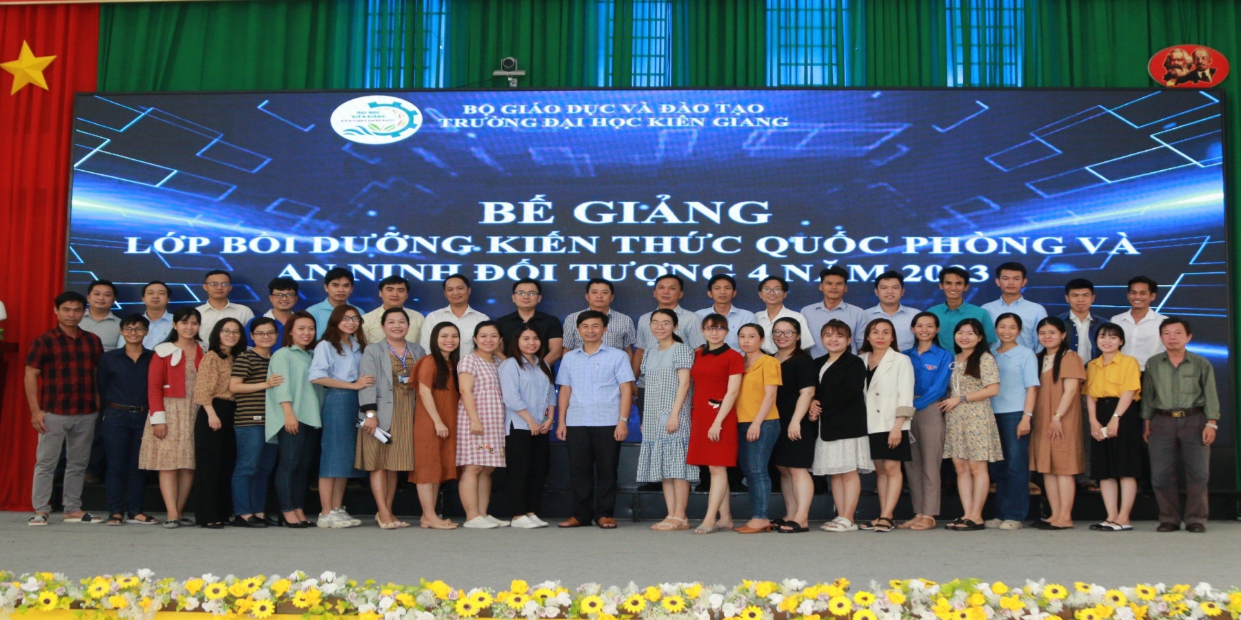 Bồi dưỡng Kiến thức quốc phòng và an ninh đối tượng 4 cho 54 viên chức Trường Đại học Kiên Giang
