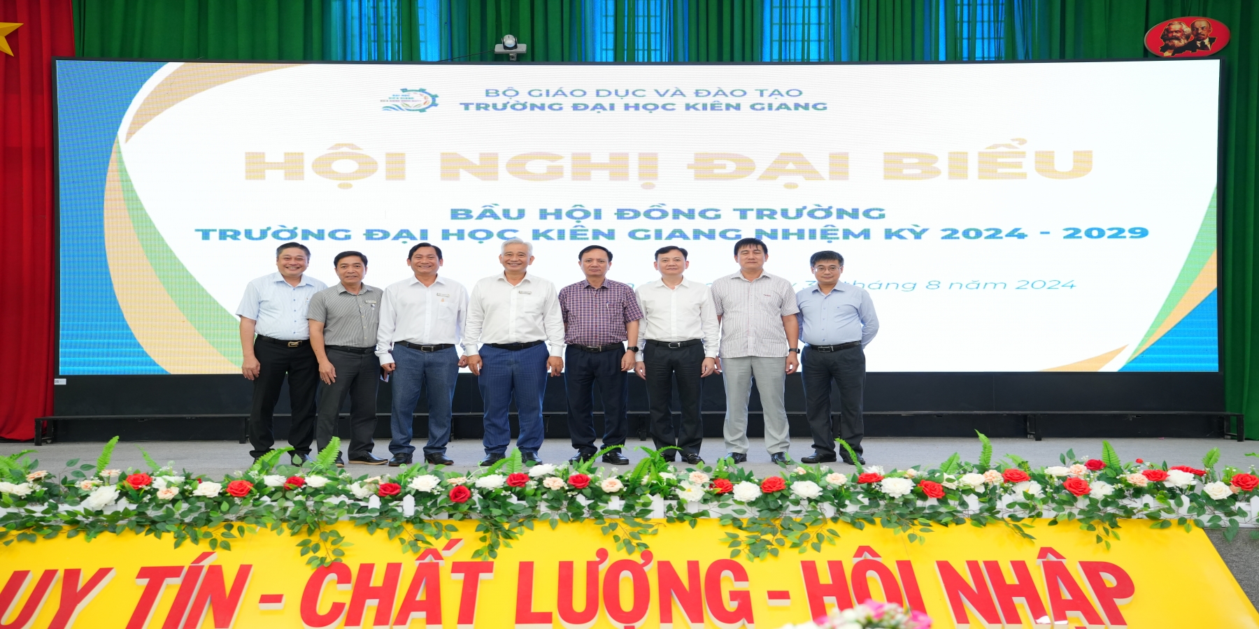 TRƯỜNG ĐẠI HỌC KIÊN GIANG TỔ CHỨC  HỘI NGHỊ ĐẠI BIỂU BẦU HỘI ĐỒNG TRƯỜNG NHIỆM KÌ 2024 – 2029