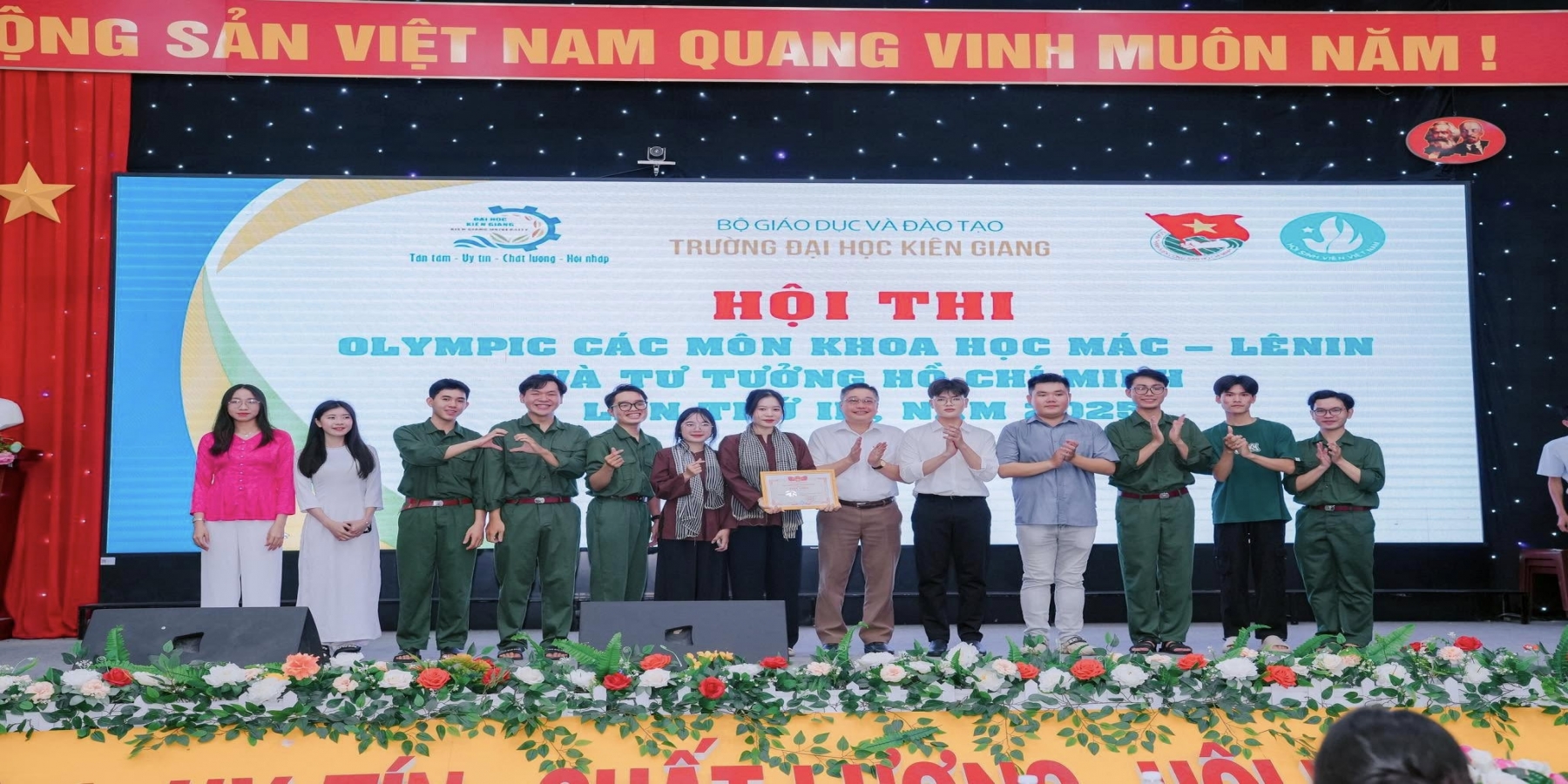 TRƯỜNG ĐẠI HỌC KIÊN GIANG TỔ CHỨC HỘI THI OLYMPIC CÁC MÔN KHOA HỌC MÁC – LÊNIN VÀ TƯ TƯỞNG HỒ CHÍ MINH LẦN THỨ III, NĂM 2025