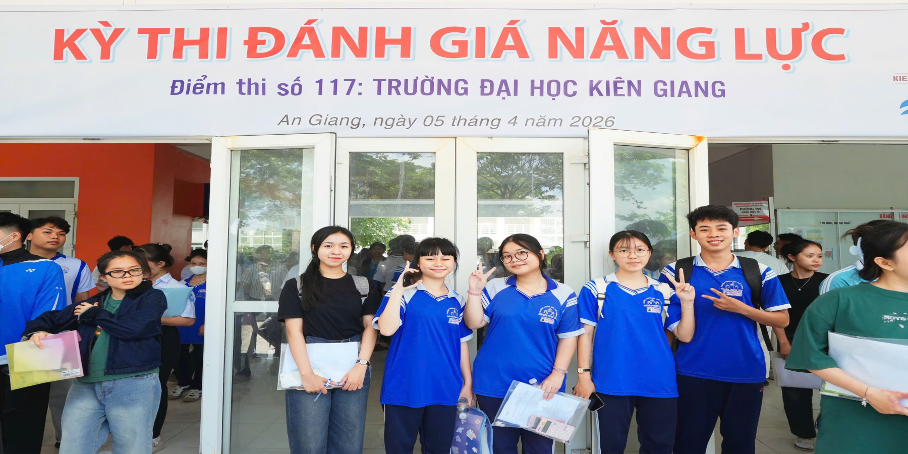 HƠN 1.100 THÍ SINH DỰ KỲ THI ĐÁNH GIÁ NĂNG LỰC ĐỢT 1 NĂM 2026 TẠI CỤM THI TRƯỜNG ĐẠI HỌC KIÊN GIANG, ĐIỂM THI SỐ 117