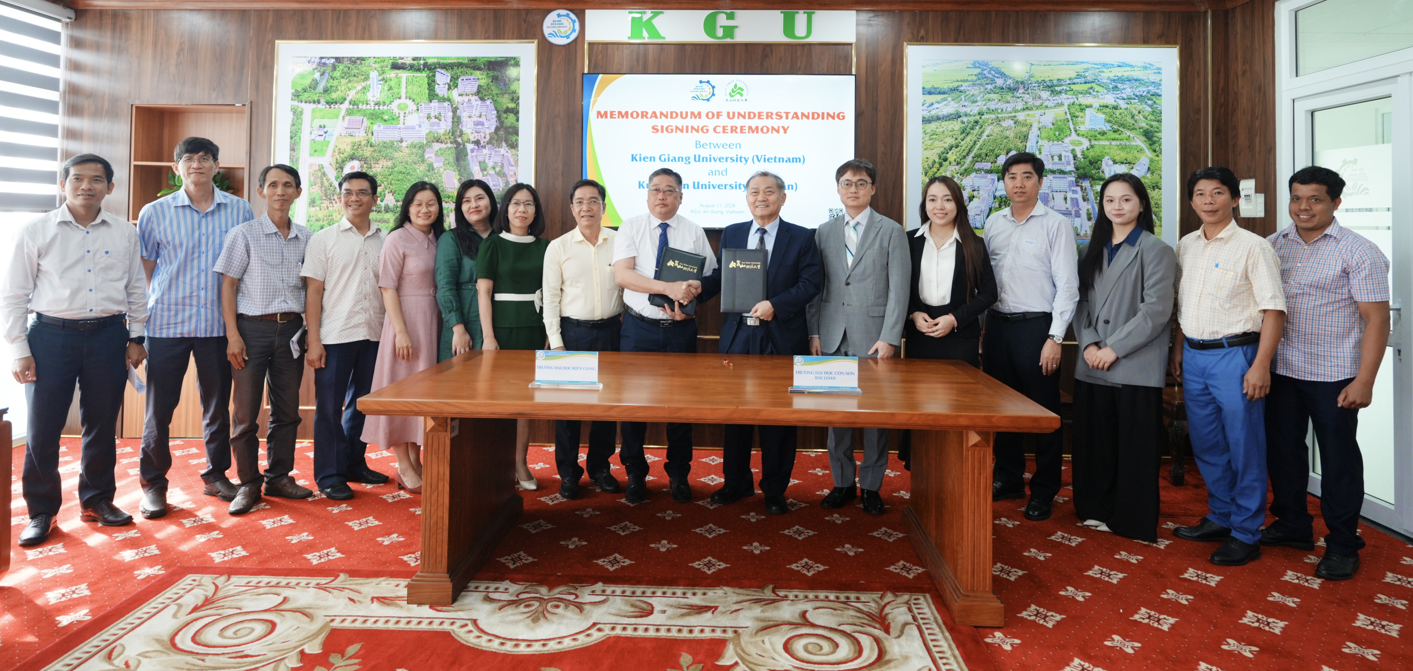TRƯỜNG ĐẠI HỌC KIÊN GIANG VÀ ĐẠI HỌC KHOA HỌC KỸ THUẬT CÔN SƠN KÝ KẾT HỢP TÁC TOÀN DIỆN
